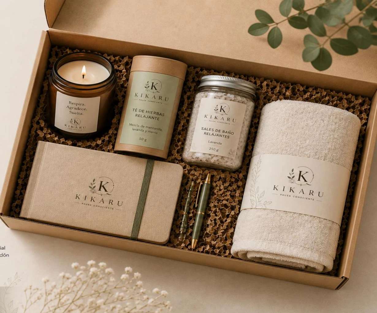 Línea Bienestar · imagen del brochure KIKARU