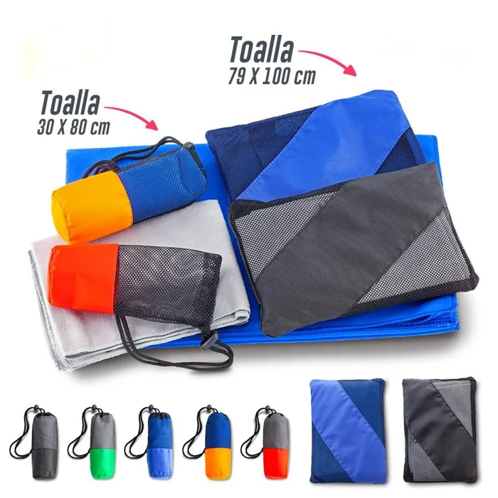 Producto de terceros · marca y disponibilidad a confirmar: Toalla de microfibra