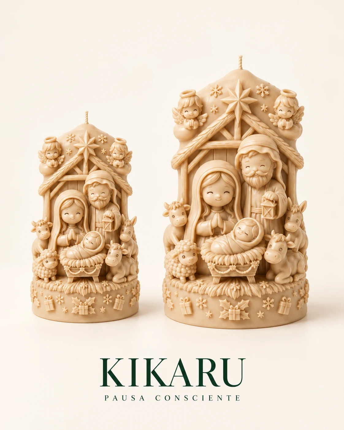 Pesebres para elegir · imagen del catálogo de velas KIKARU
