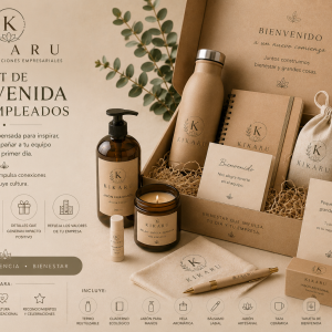 Kit bienvenida corporativa premium Kikaru